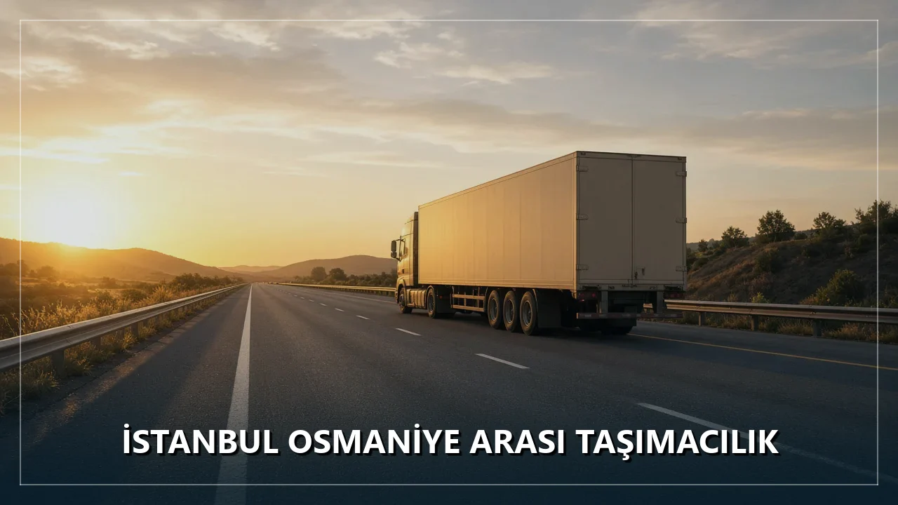 Osmaniye Parça Yük Taşıma Planlama